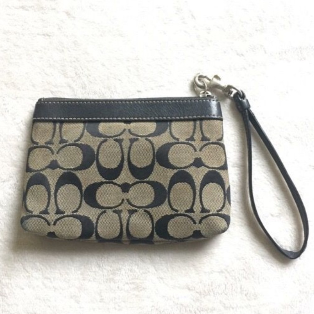 Coach Zippered Clutch